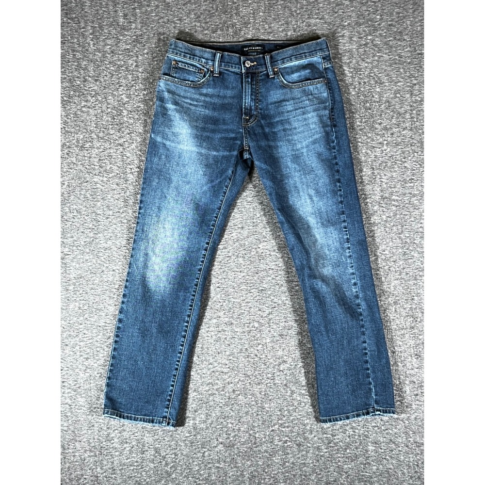 Lucky Brand 221 Straight Mens Blue‎ Denim Jeans 32x30 Actual (32x28)